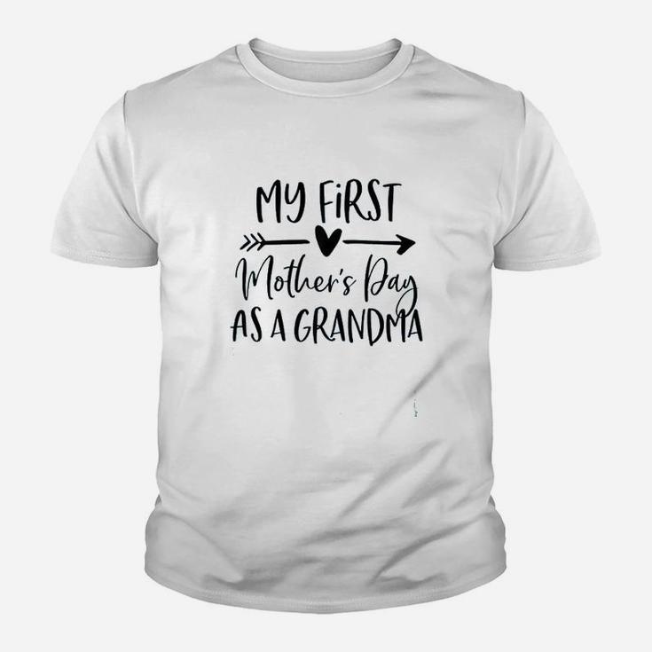 My First Mothers Day As A Grandma Youth T-shirt
