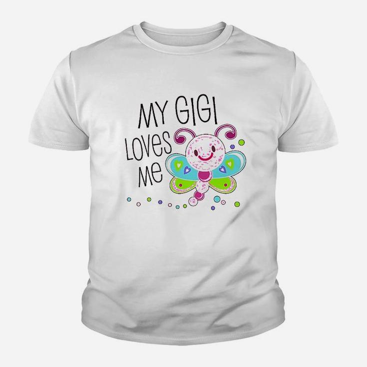 My Gigi Loves Me Cute Dragonfly Youth T-shirt