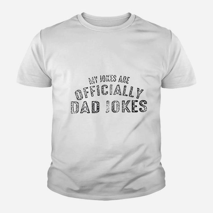 My Jokes Are Officially Dad Jokes Men Funny Dad Youth T-shirt