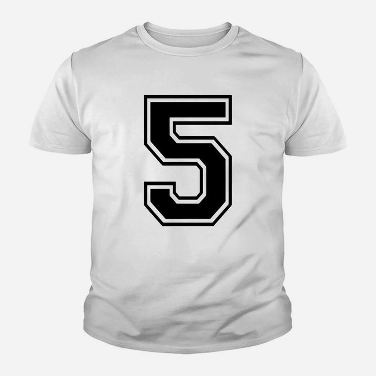 Number 5 Youth T-shirt