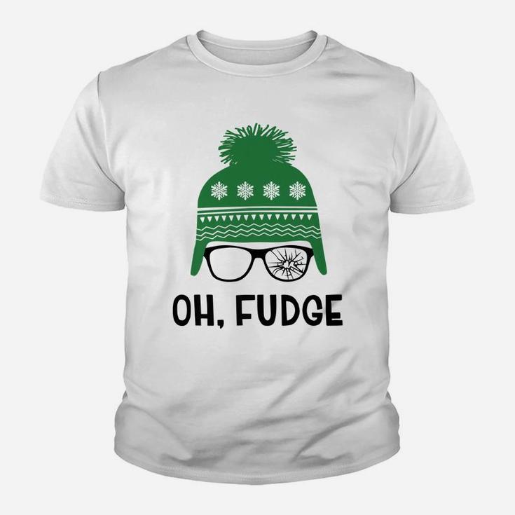 Oh Fudge Funny Christmas Saying, Vintage Xmas Youth T-shirt