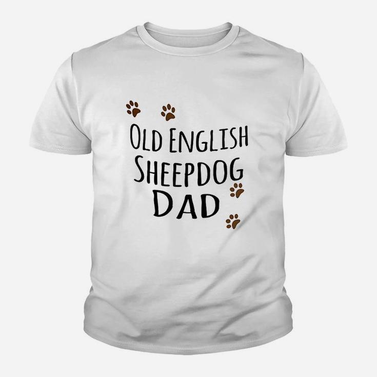Old English Sheepdog Dad Youth T-shirt