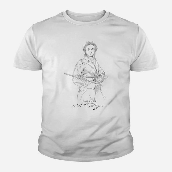 Paganini-Violin-Classical Music-Virtuoso Youth T-shirt