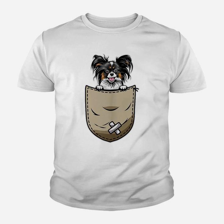 Papillion Dog Lovers And Pocket Owner Youth T-shirt