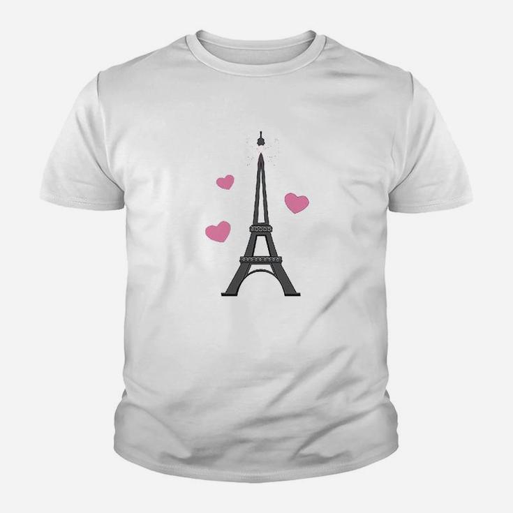 Paris Lover Eiffel Tower Youth Youth T-shirt