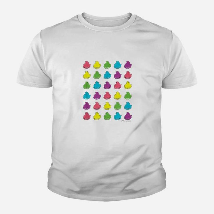Peeps Rainbow Peeps Pattern Youth T-shirt