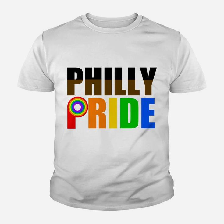 Philly Gay Pride New Rainbow Flag Youth T-shirt