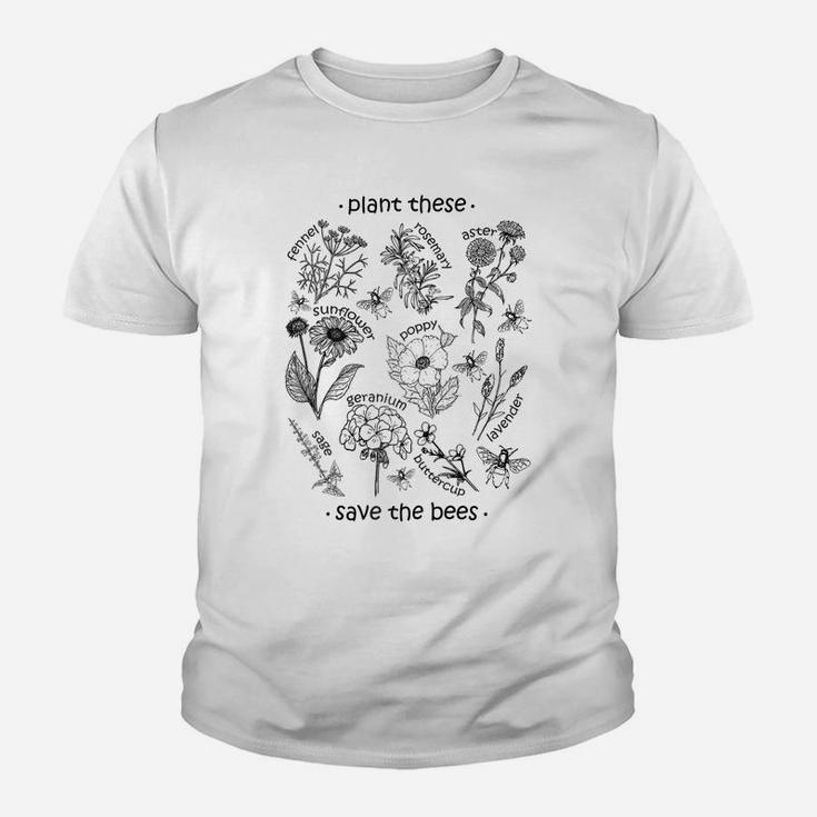 Plant These Save The Bees Shirt Women Raglan Baseball Tee Youth T-shirt