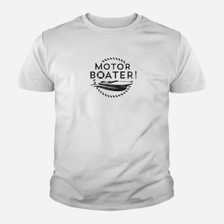 Premium Funny Summer Vacation Boa Motor Boater Youth T-shirt