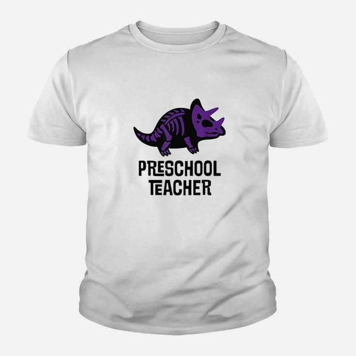 Preschool Teacher  Dinosaur Teacher Youth T-shirt