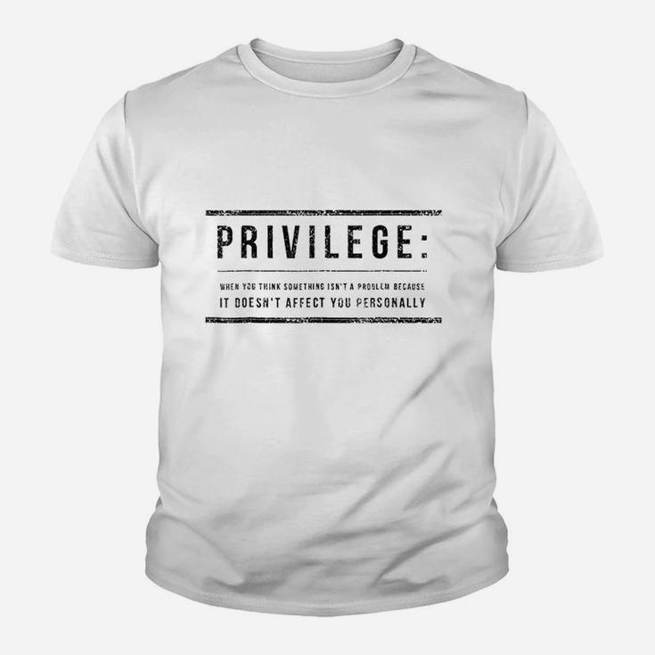 Privilege Definition Youth T-shirt