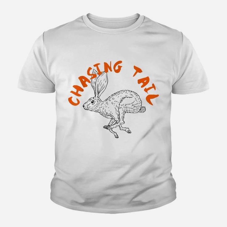 Rabbit Hunter -Chasing Tail -Hunting Cottontail -Beagle Dog Youth T-shirt