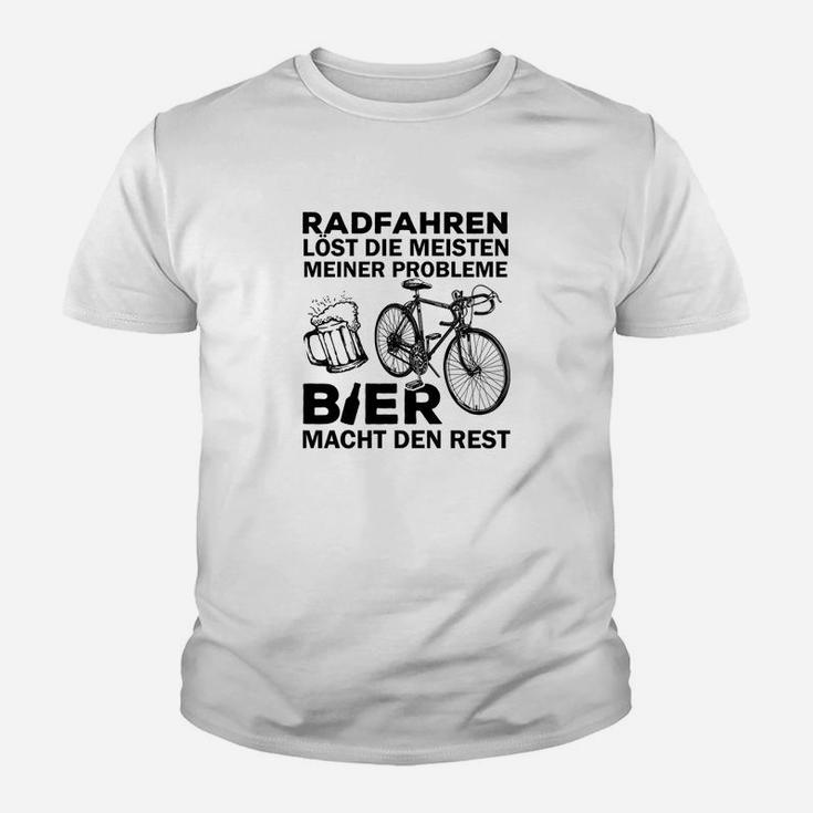 Radfahren Löst Die Meisten Cycling Kinder T-Shirt