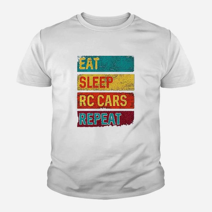Rc Racing Eat Sleep Rc Cars Repeat Youth T-shirt