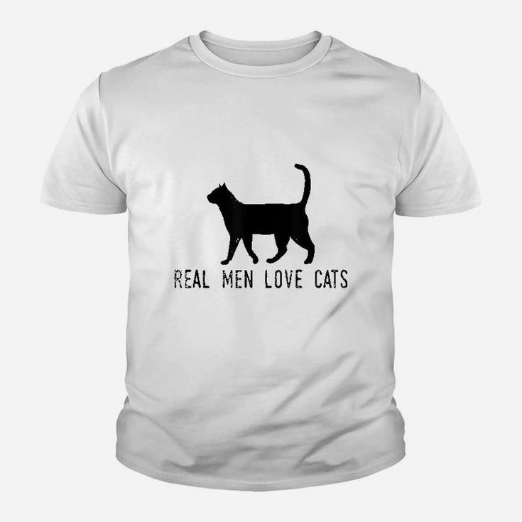 Real Men Love Cats Youth T-shirt