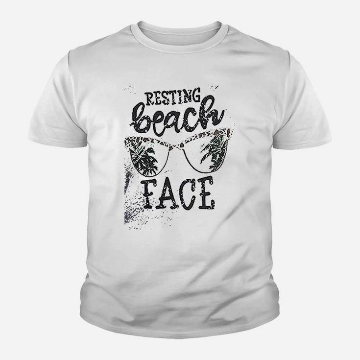 Resting Beach Face Youth T-shirt