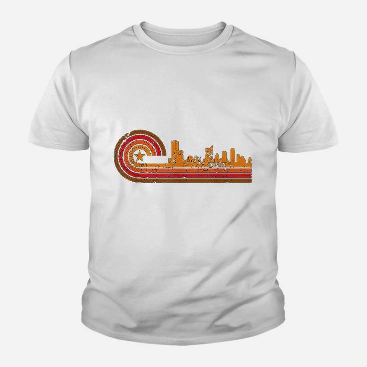 Retro Austin Cityscape Youth T-shirt