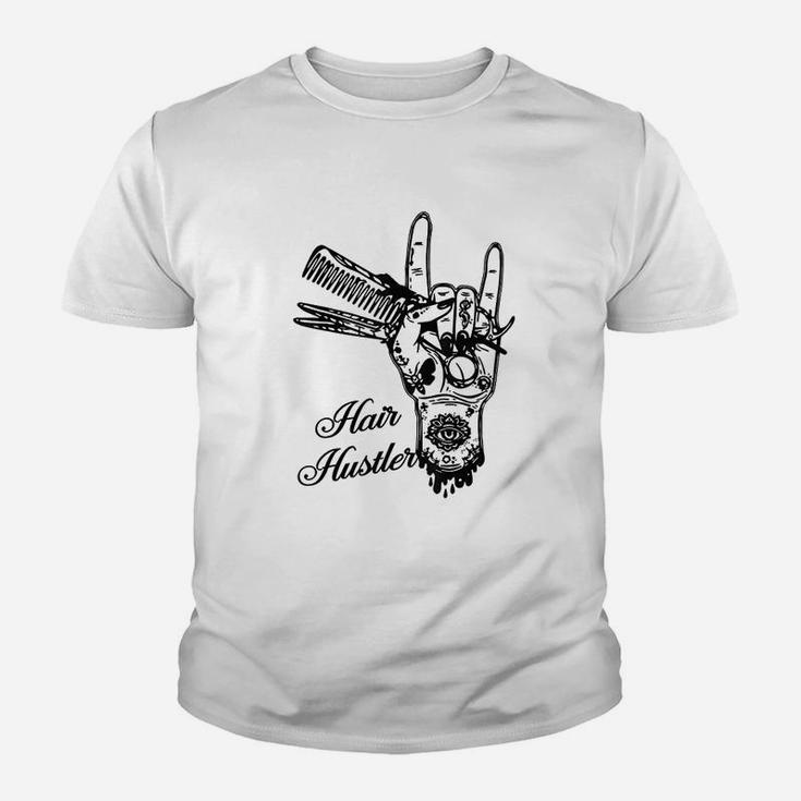 Rock And Roll Barber And Hairstylist Youth T-shirt