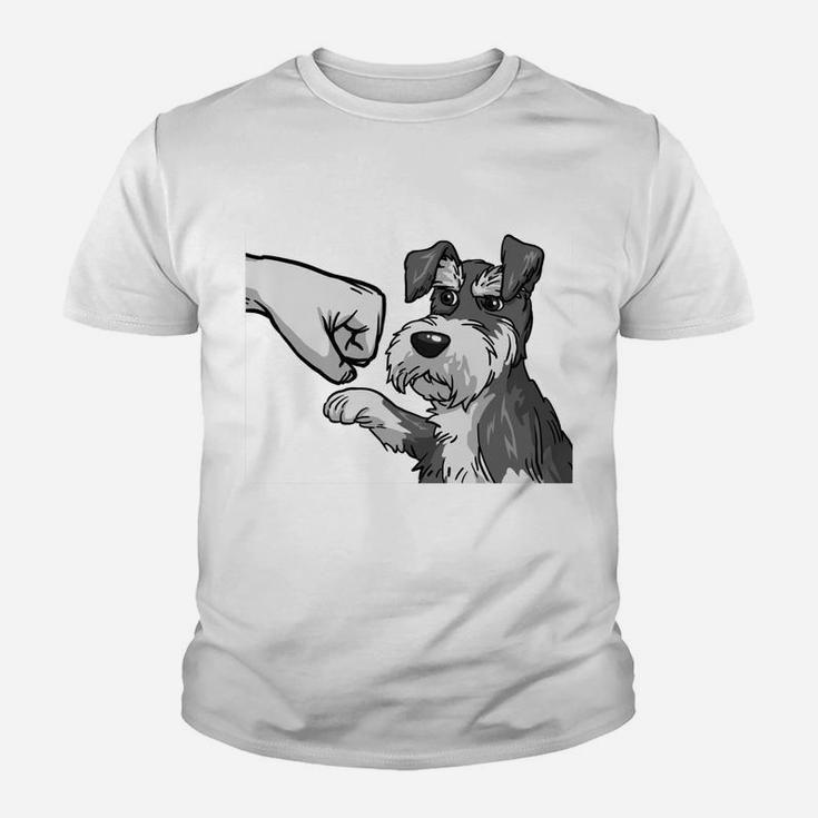 Schanuzer Dog Best Friends For Life Gift Dog Owner Youth T-shirt