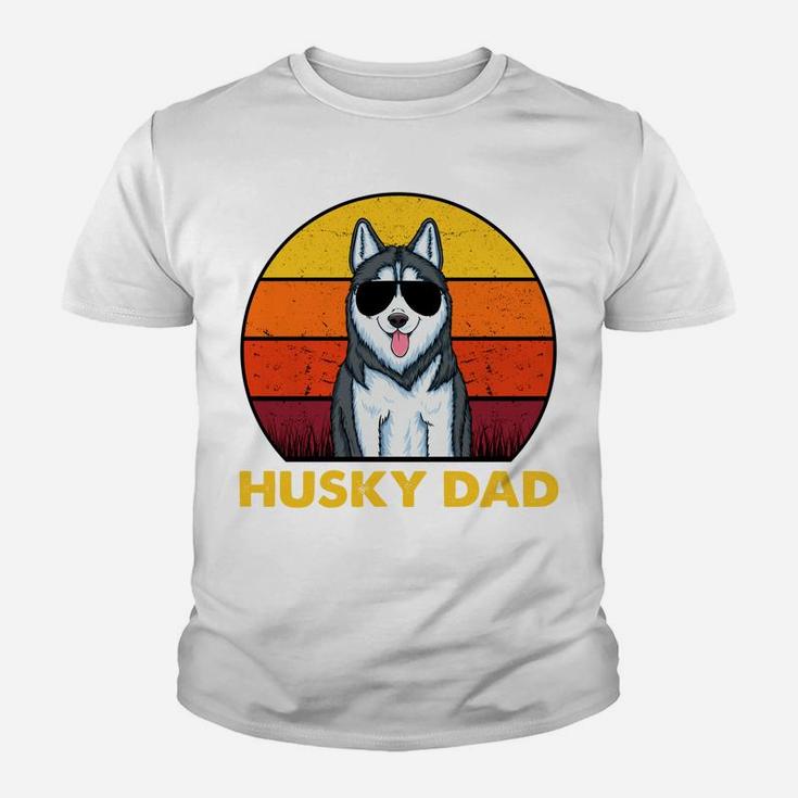 Siberian Husky Dog Dad Sunset Vintage Siberian Husky Dad Sweatshirt Youth T-shirt