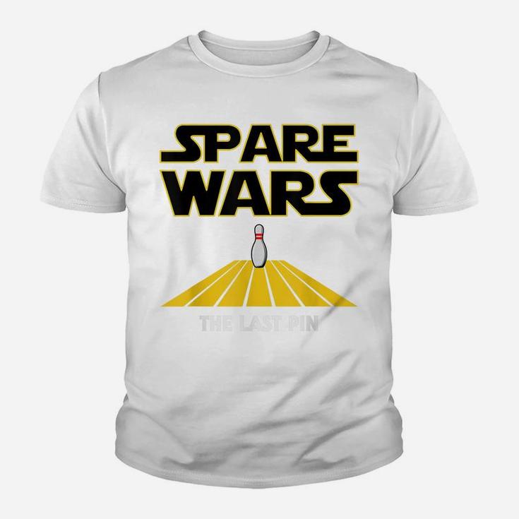 Spare Wars - Funny Bowler & Bowling Parody Youth T-shirt
