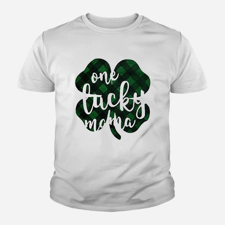St Patricks Day Women One Lucky Mama  Clover Youth T-shirt