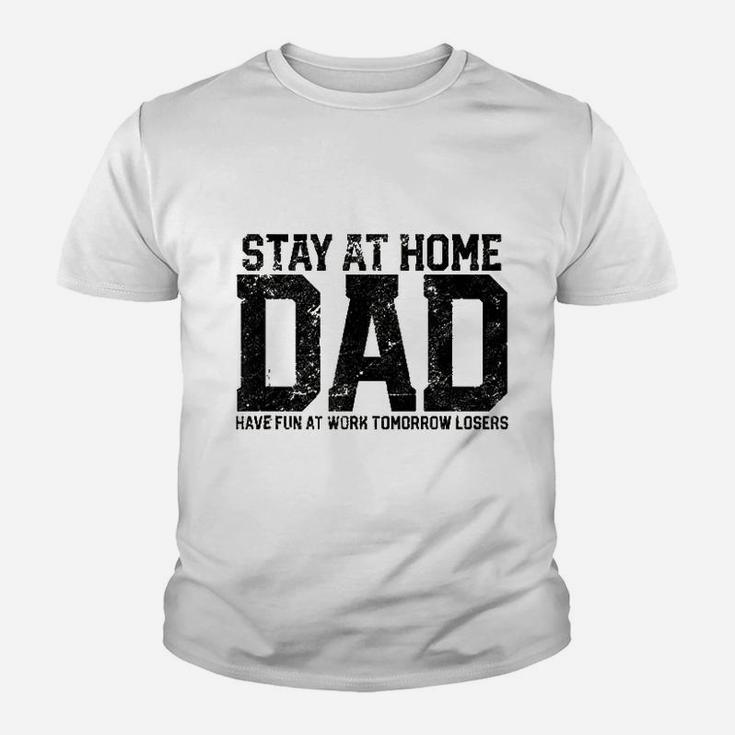 Stay At Home Dad Humor Funny Youth T-shirt