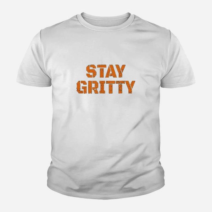 Stay Gritty Funny Ice Hockey Philly Gift Vintage Youth T-shirt