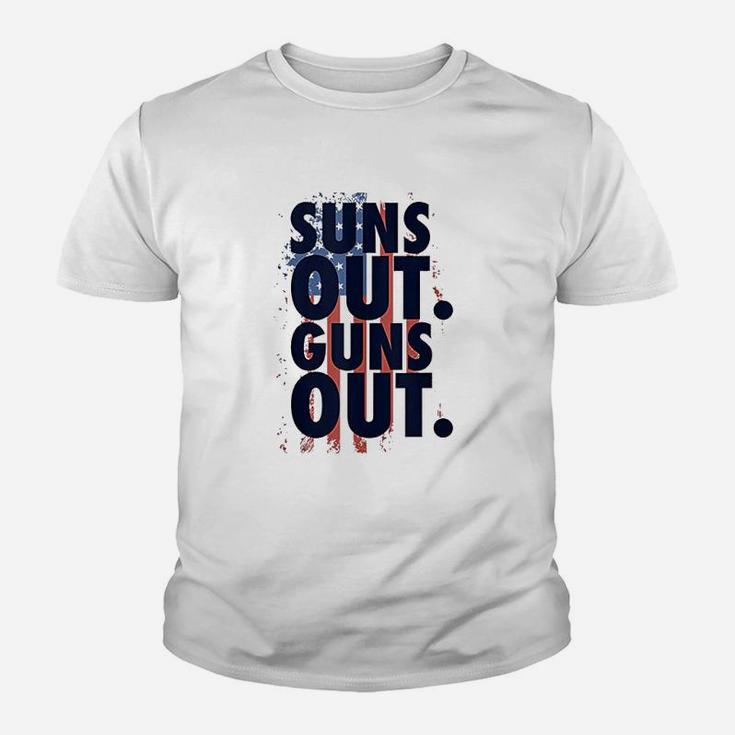 Suns Out Usa Flag Youth T-shirt