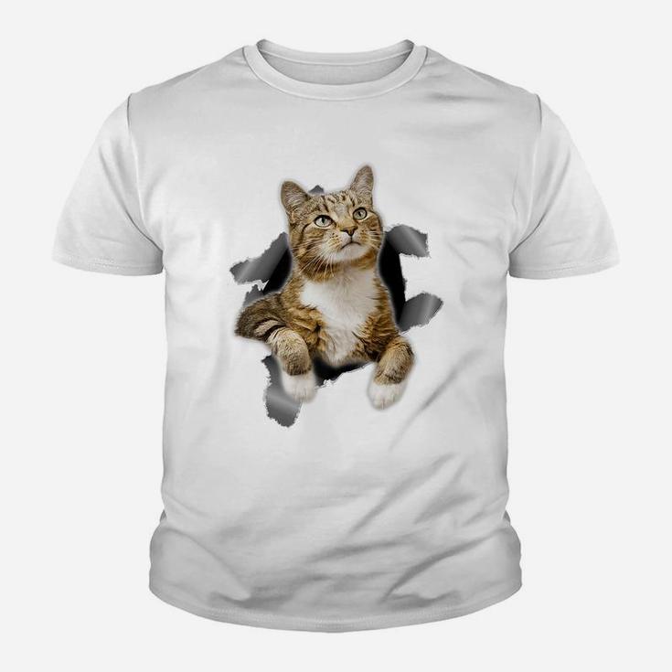 Sweet Kitten Torn Tee -Funny Cat Lover Cat Owner Cat Lady Youth T-shirt