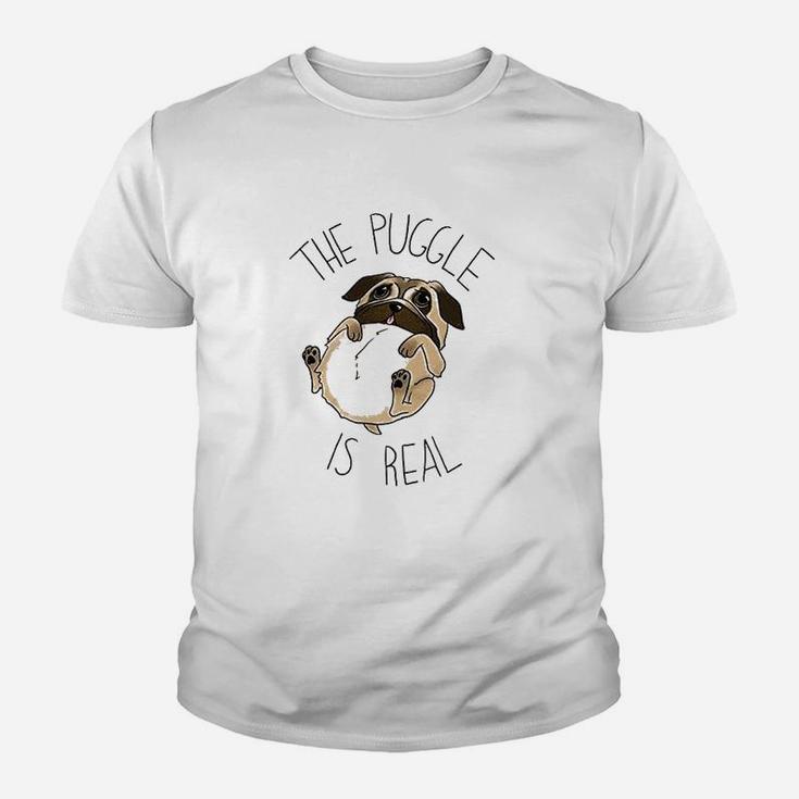 The Puggle Is Real Youth T-shirt