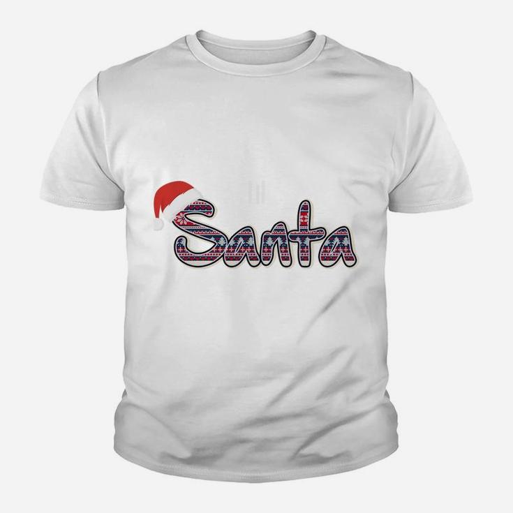 To The Window To The Wall Til Santa Decks These Halls Sweatshirt Youth T-shirt