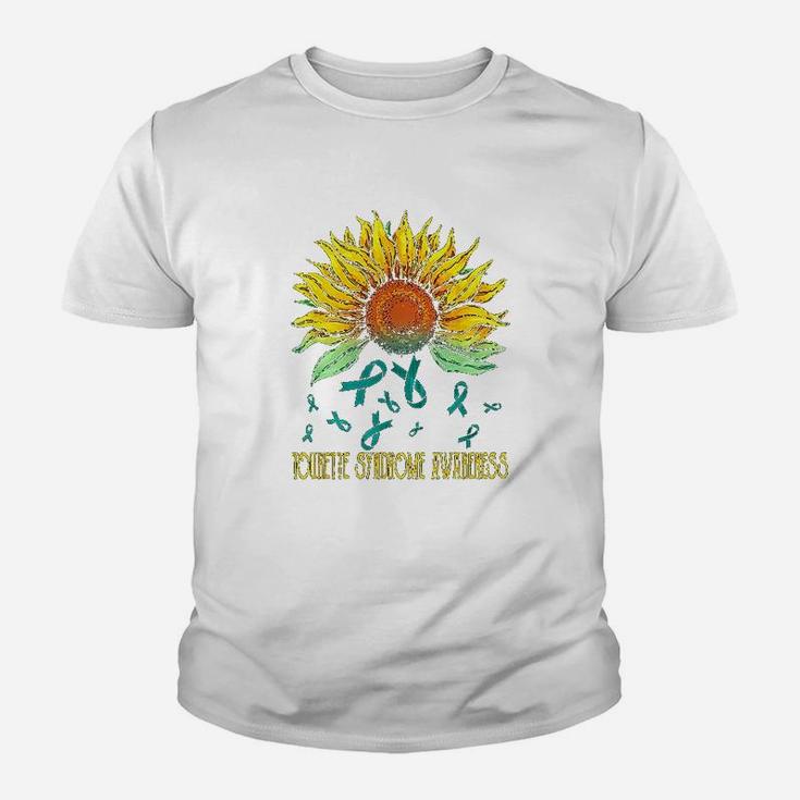 Tourette Syndrome Awareness Sunflower Youth T-shirt