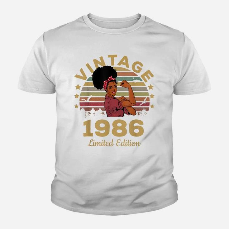 Vintage 1986 Made In 1986 35Th Birthday Women 35 Years Youth T-shirt