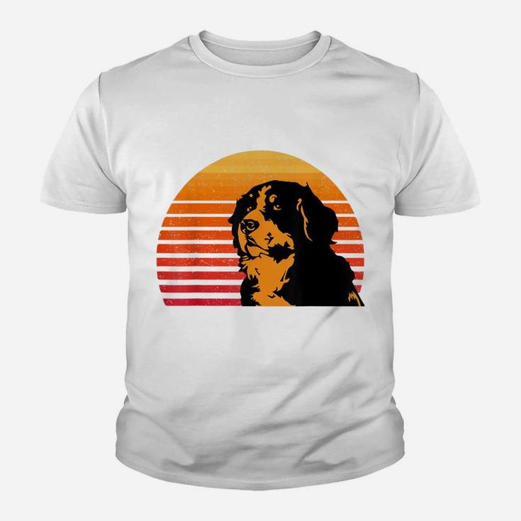 Vintage Bernese Mountain Dog Retro Berner Dad And Mom Youth T-shirt