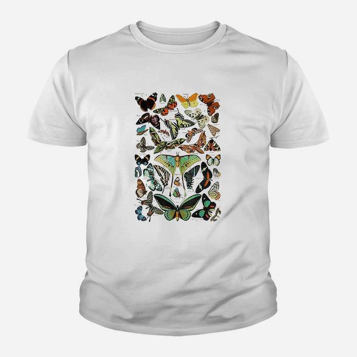 Vintage Butterflies Butterfly Collection Youth T-shirt