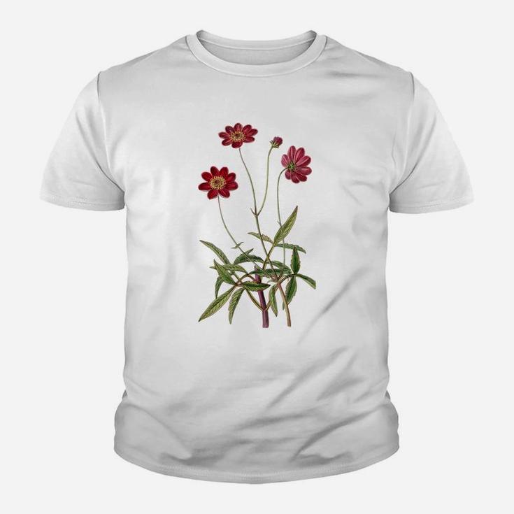 Vintage Flower Wildflower Botanical Youth T-shirt