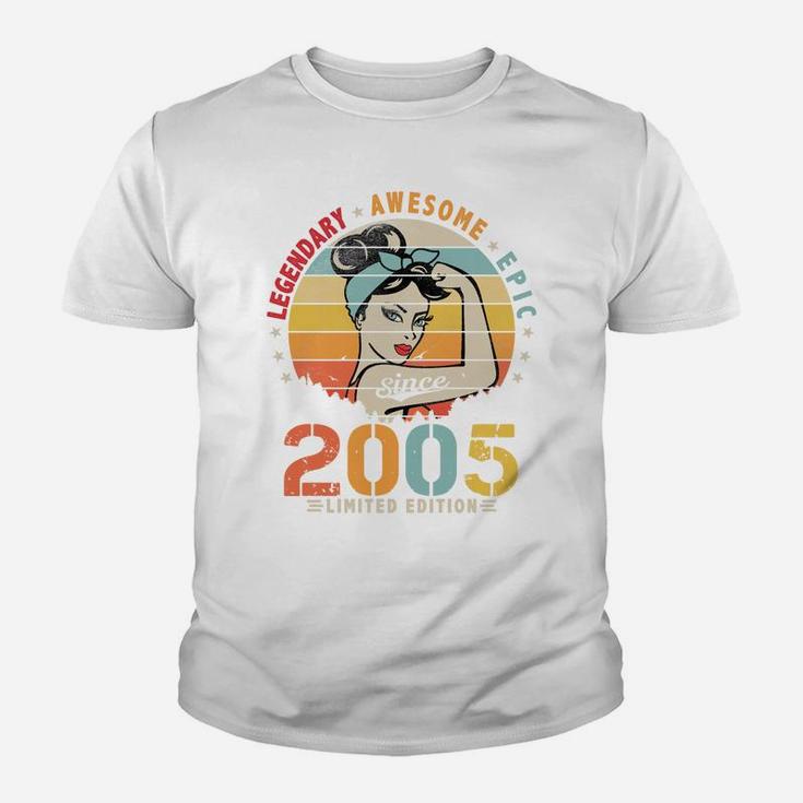 Vintage Legendary Awesome Epic Since 2005 Retro Birthday Sweatshirt Youth T-shirt