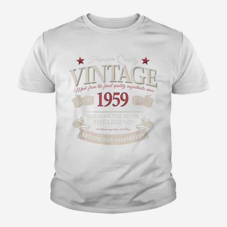 Vintage Made In 1959  60Th Birthday Man Myth Legend Youth T-shirt