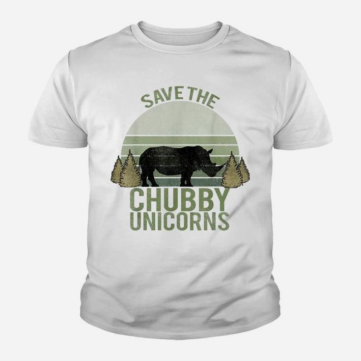 Vintage Retro Tshirt, Save The Chubby Unicorns T-Shirt Youth T-shirt