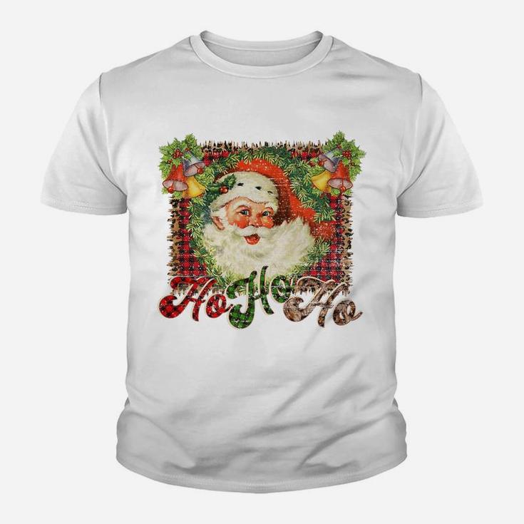 Vintage Santa Claus St Nicholas Old Fashioned Christmas Gift Youth T-shirt