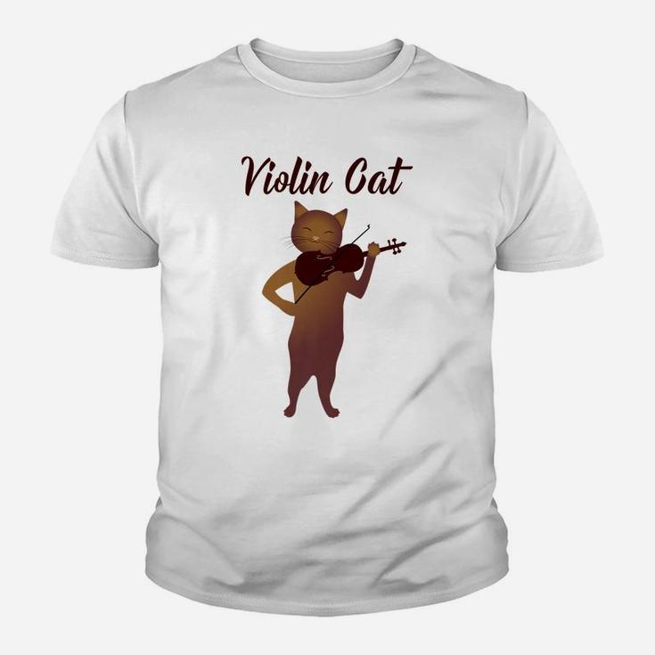 Violin Cat Musical Premium Tshirt Youth T-shirt
