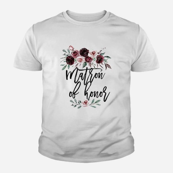 Wedding Gift For Best Friend Sister Mother Matron Of Honor Youth T-shirt