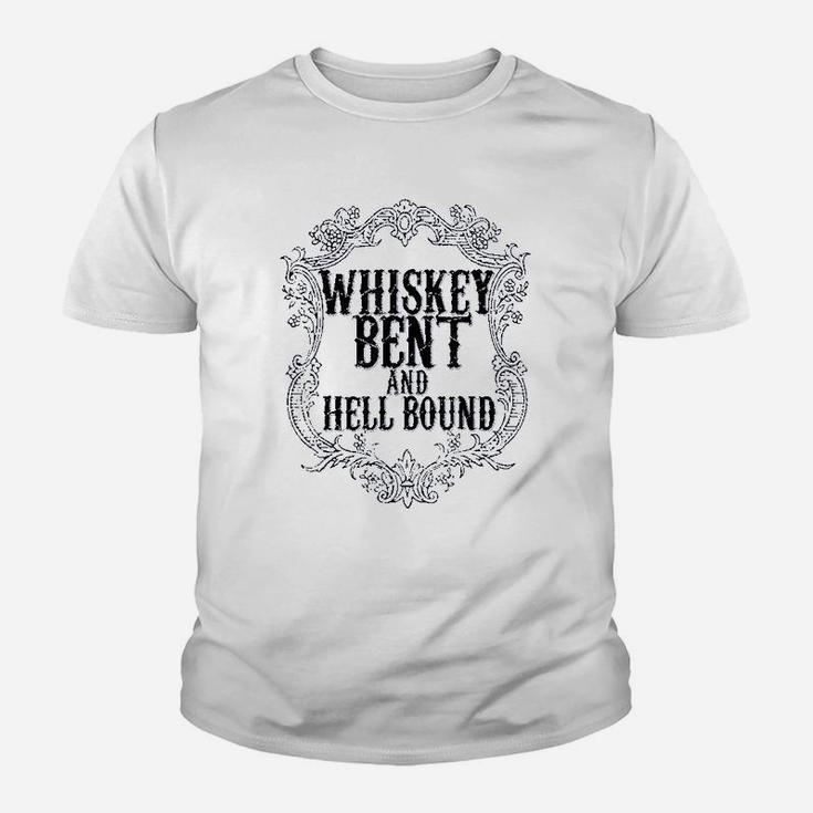 Whiskey Bent And Hellbound Drinking Youth T-shirt