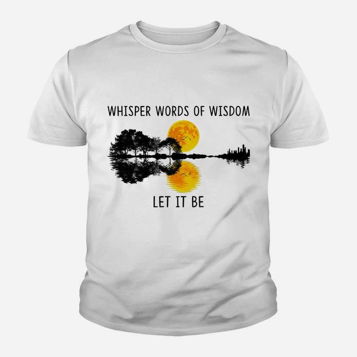 Whisper Words Of Wisdom Let-It Be Guitar Youth T-shirt