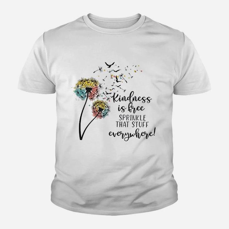 Women Kindness Is Free Youth T-shirt