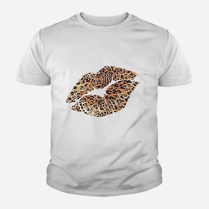 Women Leopard Lips  Summer Youth T-shirt