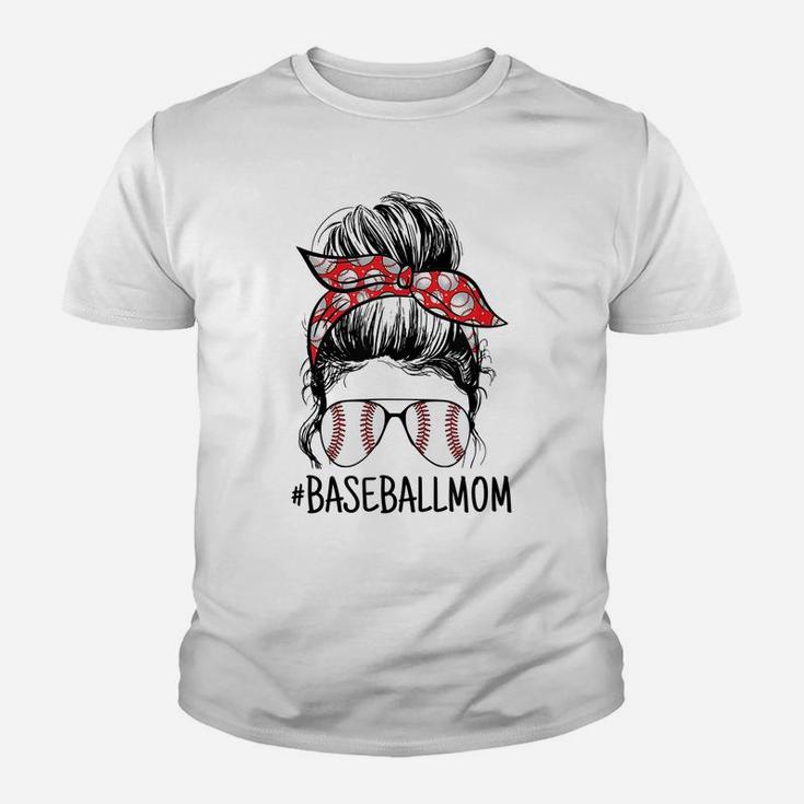 Womens Baseball, Sport Mom, Proud Mom, Baseball Sunglasses Youth T-shirt