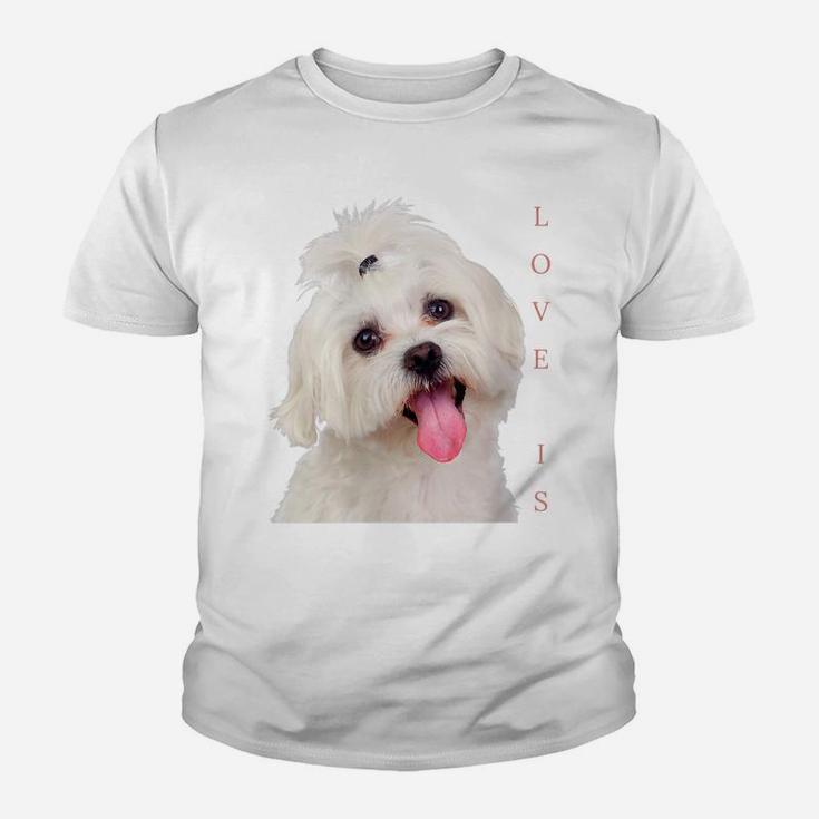 Womens Bichon Maltese Shirt Dog Mom Dad Puppy Bichon Frise Malta Youth T-shirt