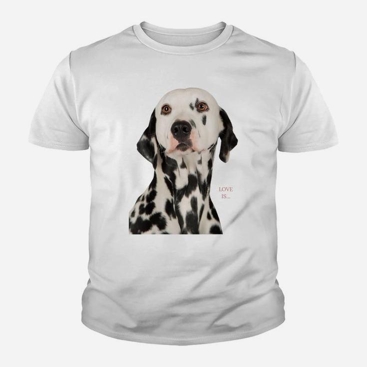 Womens Dalmatian Shirt Dalmation Tshirt Dog Mom Dad Love Pet Tee Youth T-shirt